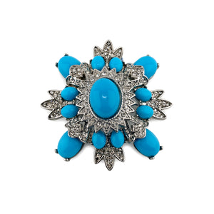 Brooch Turquoise Chic