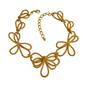 Necklace Gold Ribbon