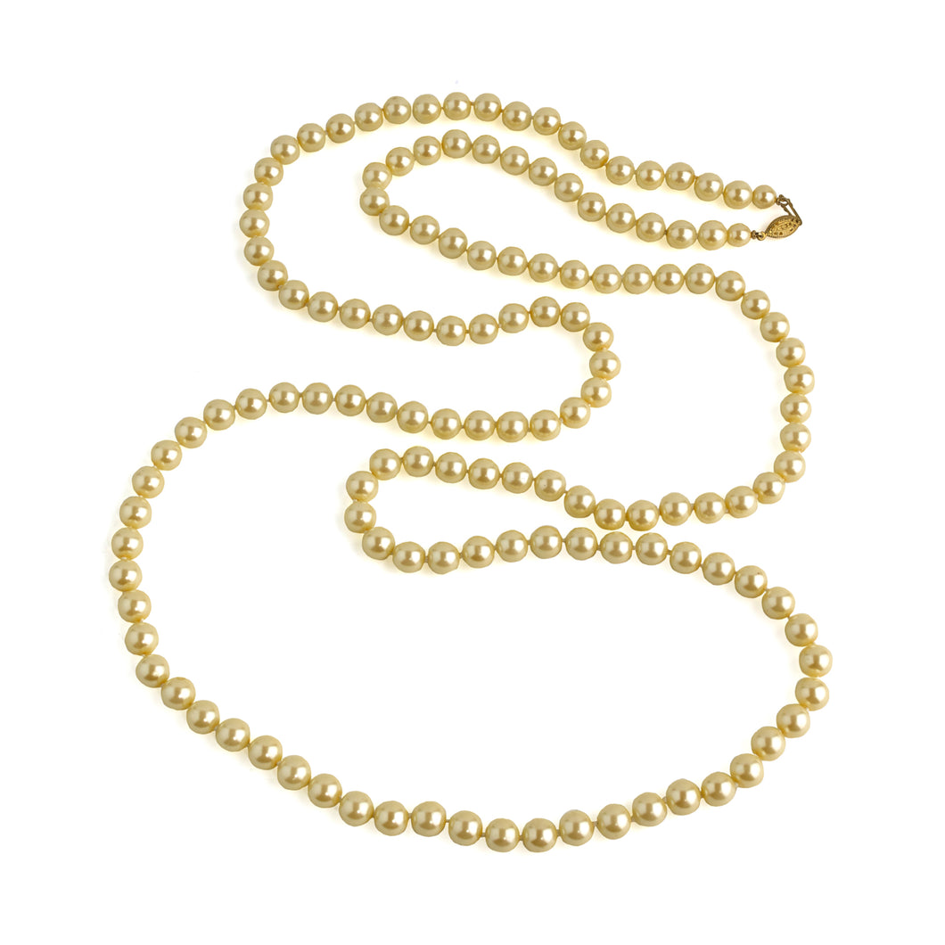 Necklace Long Pearl Rope