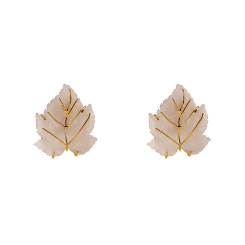 Earrings  Opaque Leaves