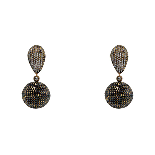 Earrings Crystal Balls