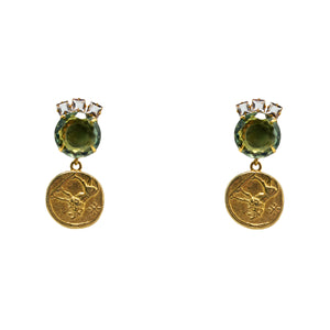 Semi-Precious Athena Earrings