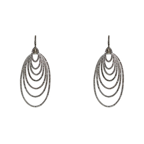 Earrings Ovals in Ovals