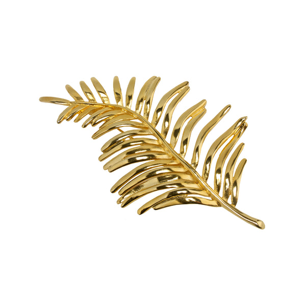 Brooch Gold Leaf