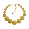 Necklace Gold Rosettes