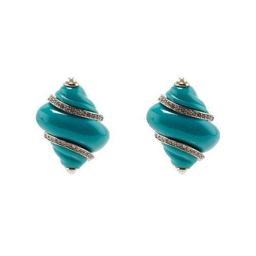 Earrings Shells in Colour