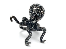 Load image into Gallery viewer, Ring Ollie Octopus in Black