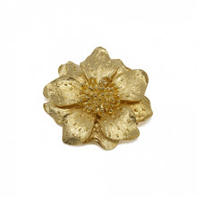 Load image into Gallery viewer, Brooch Golden Flower