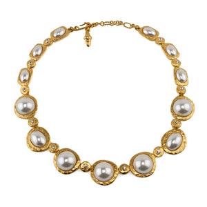 Necklace Cabochon Pearl Collar