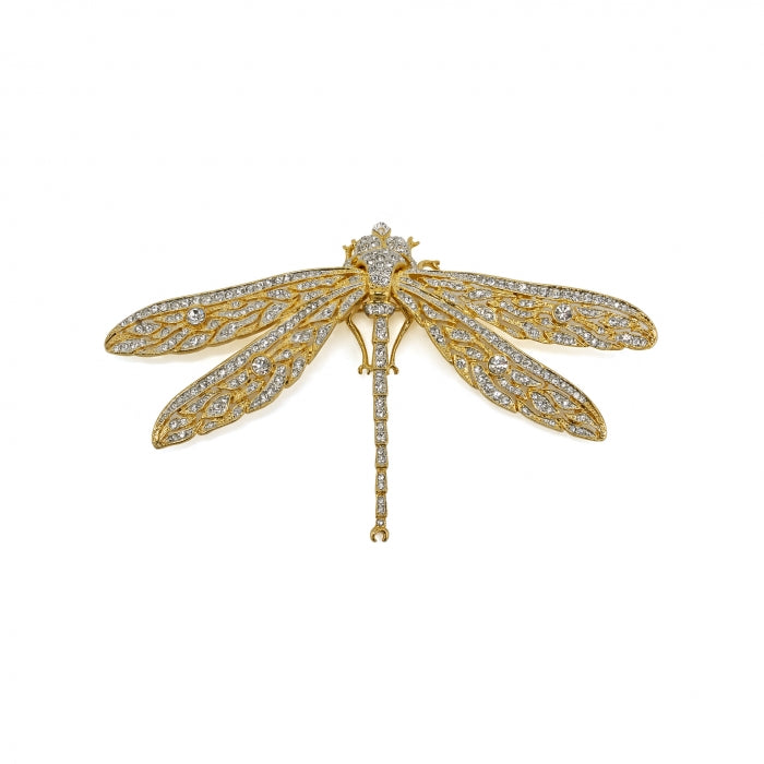 Brooch Crystal Dragonfly