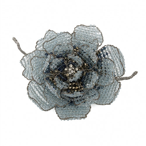 Mindy's Crystal Blue Flower Pin